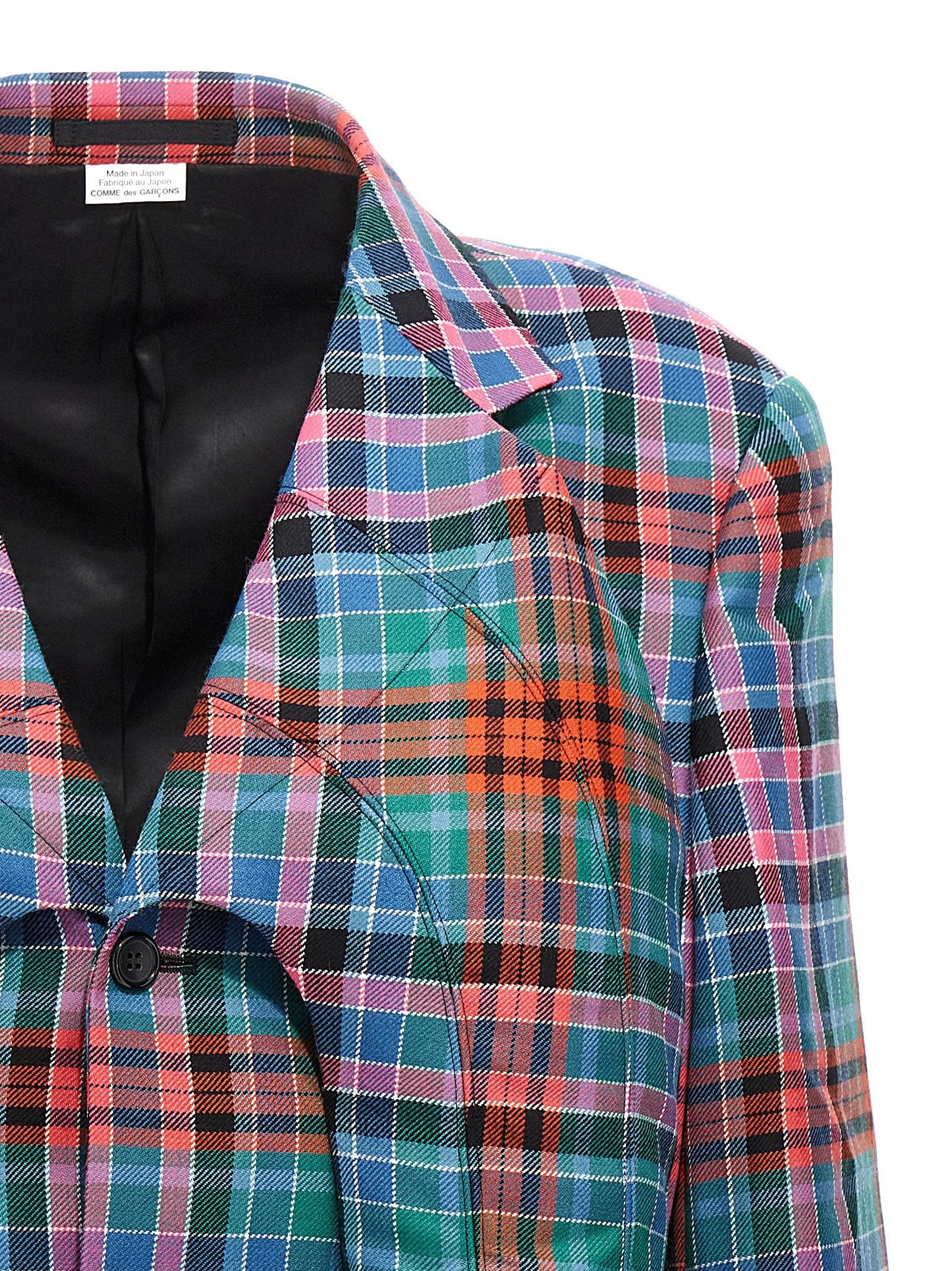 Comme Des Garçons Homme Plus Check Coat