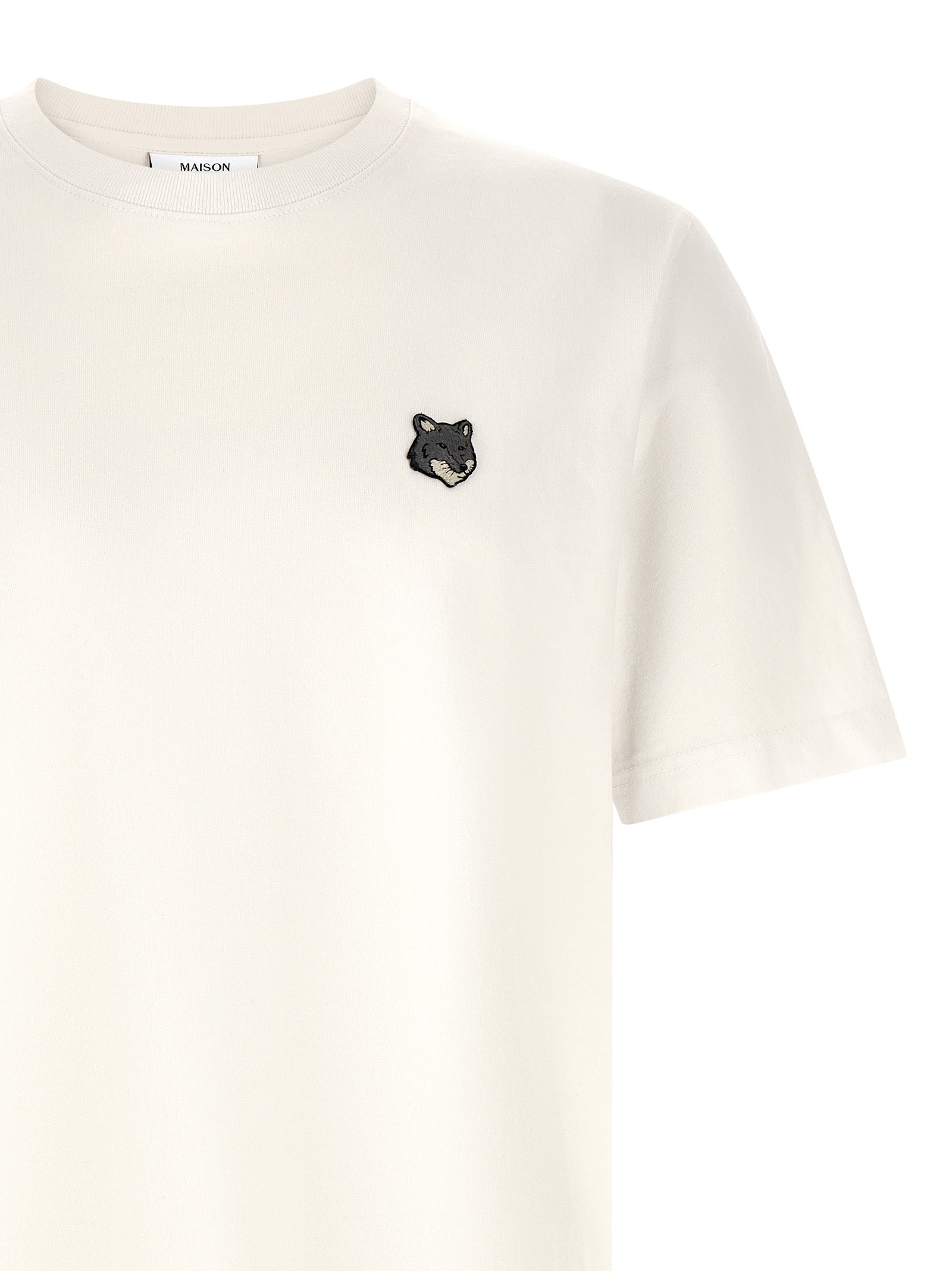 Maison Kitsune 'Grey Fox Head' T-Shirt