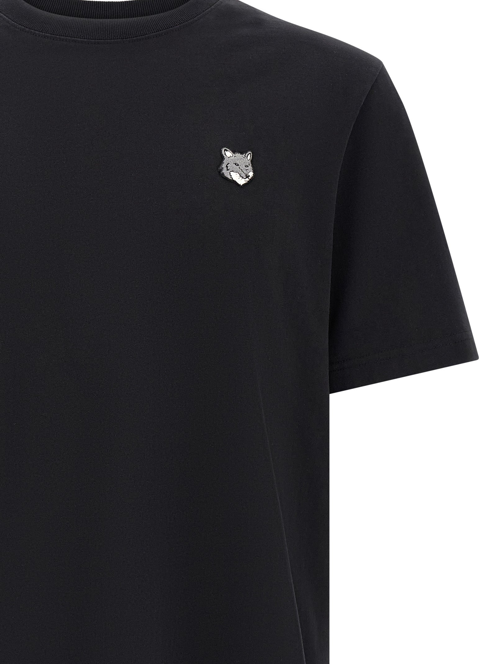 Maison Kitsune 'Grey Fox Head' T-Shirt