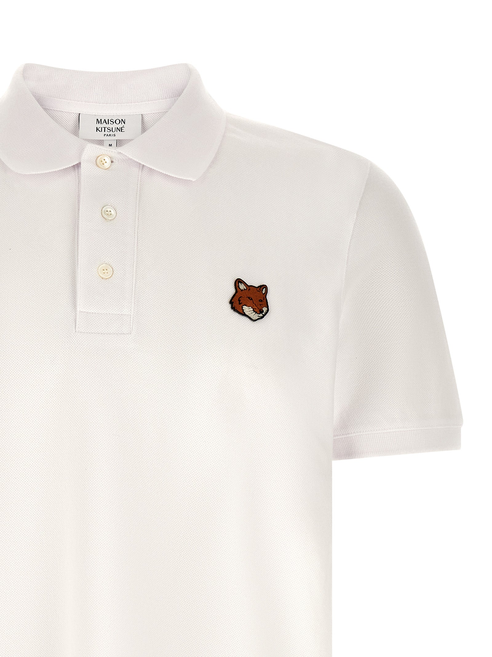 Maison Kitsune 'Fox Head' Polo Shirt