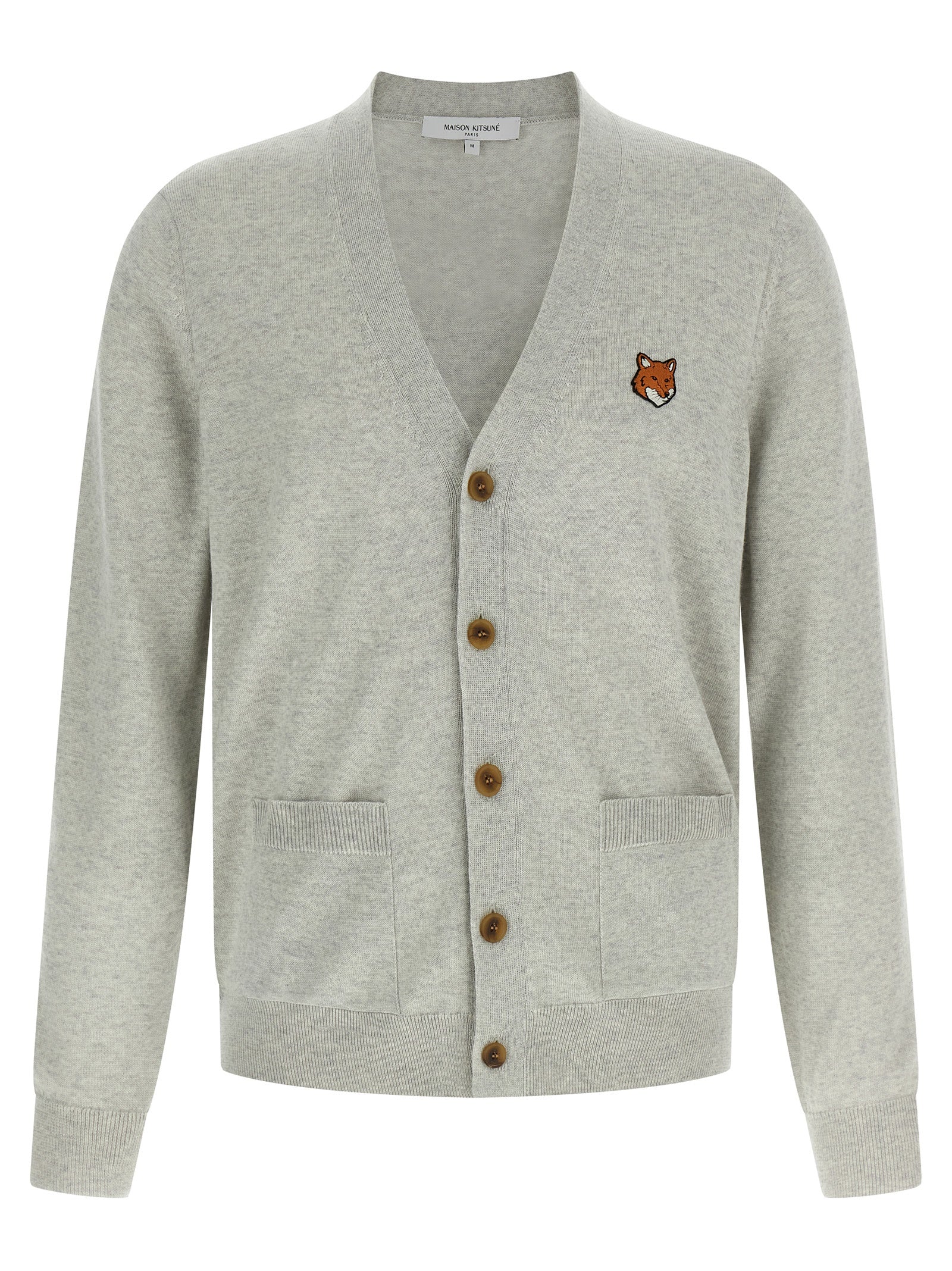Maison Kitsune 'Fox Head' Cardigan