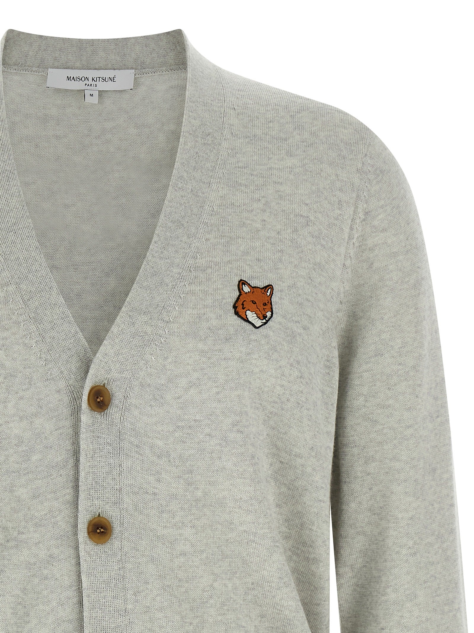 Maison Kitsune 'Fox Head' Cardigan