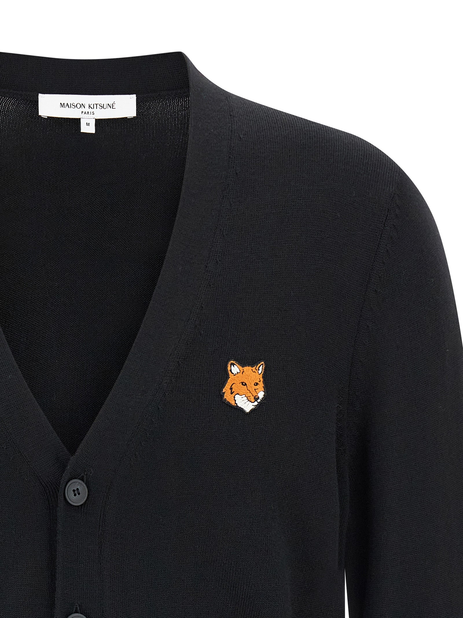 Maison Kitsune 'Fox Head' Cardigan