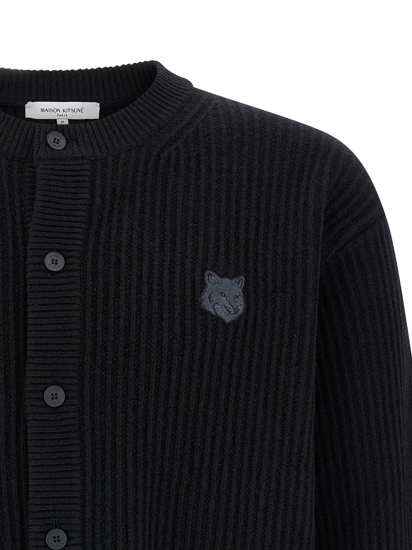 Maison Kitsune 'Fox Head' Cardigan