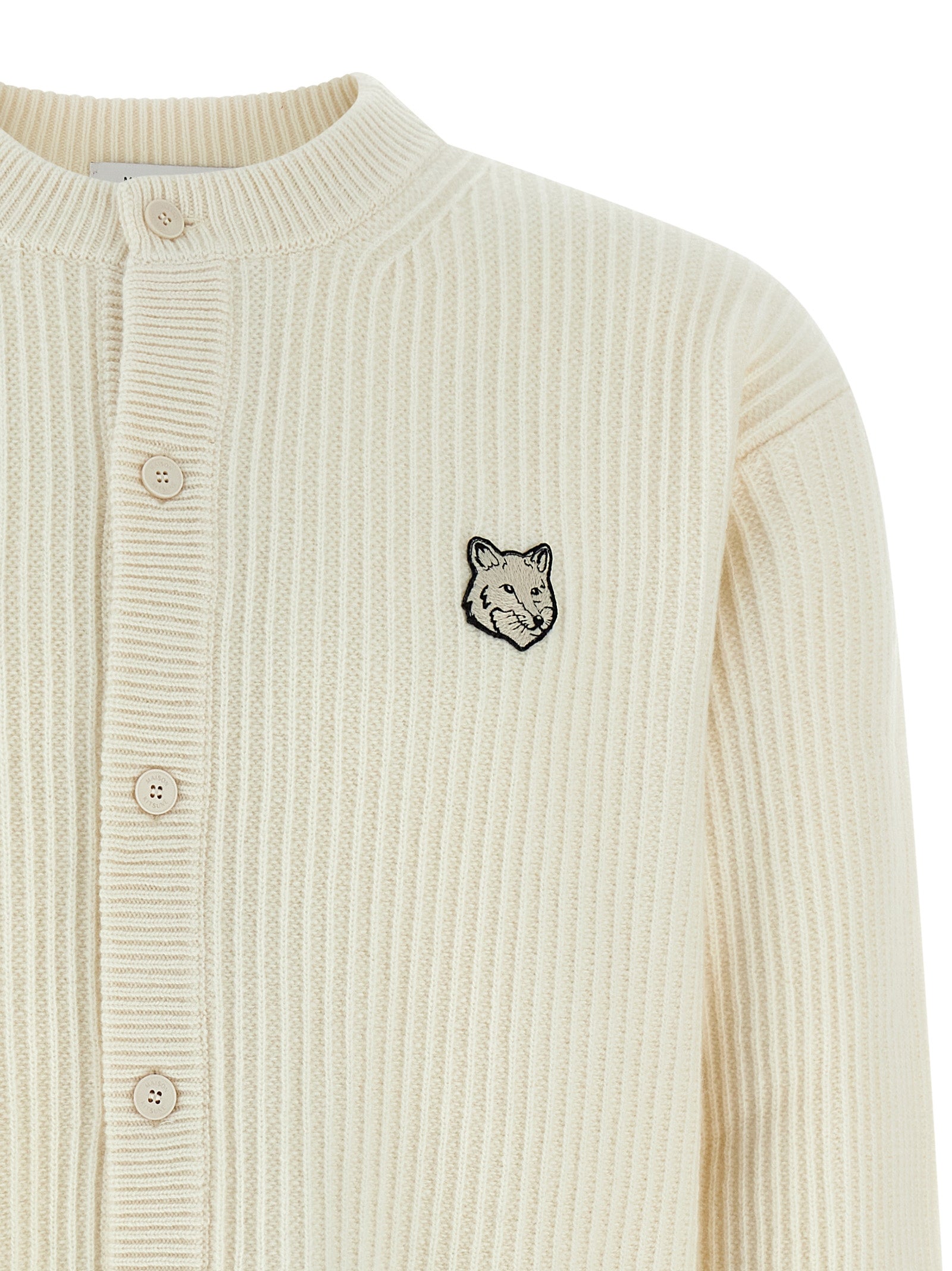 Maison Kitsune 'Fox Head' Cardigan