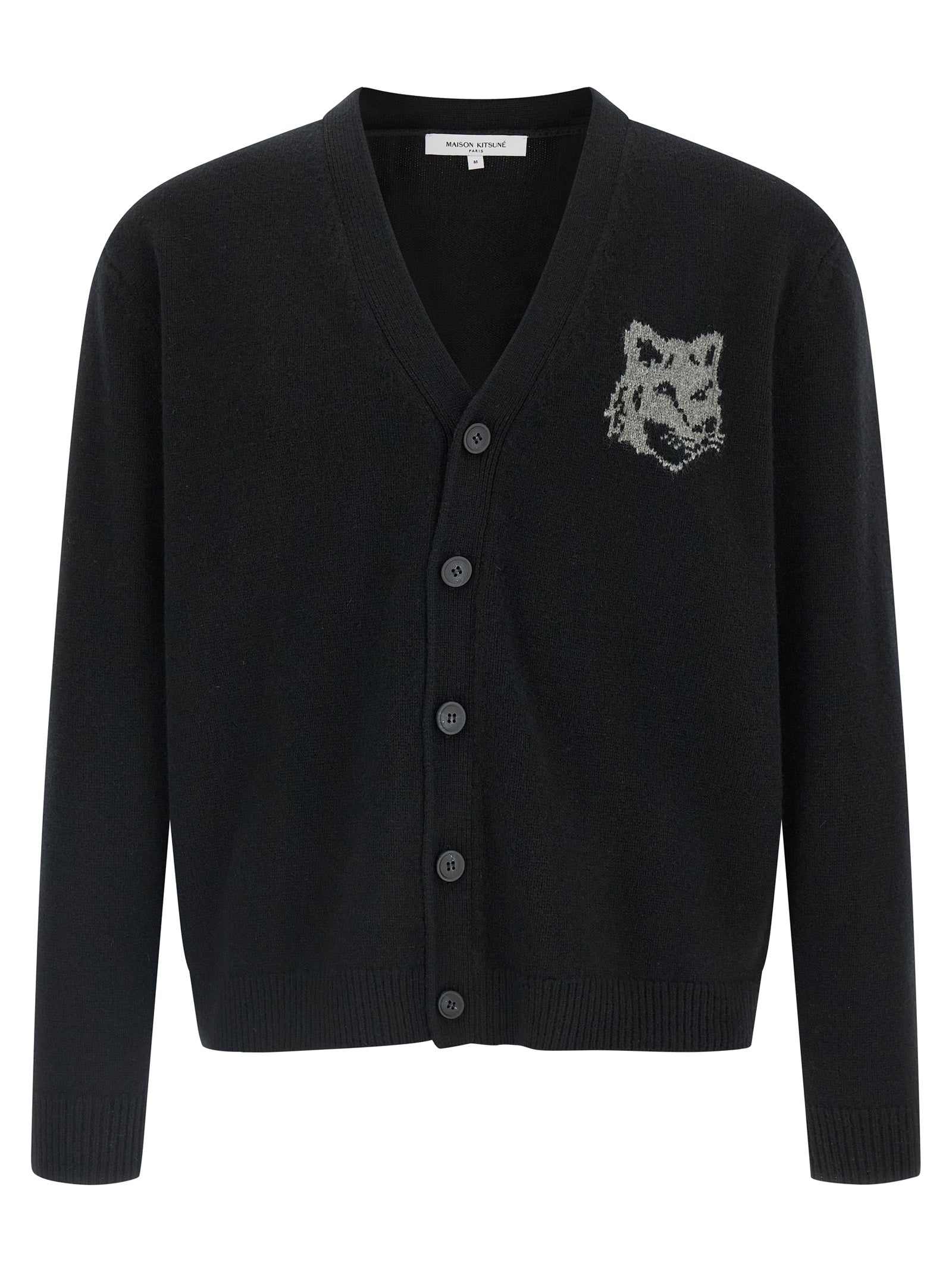 Maison Kitsune 'Fox Head' Cardigan