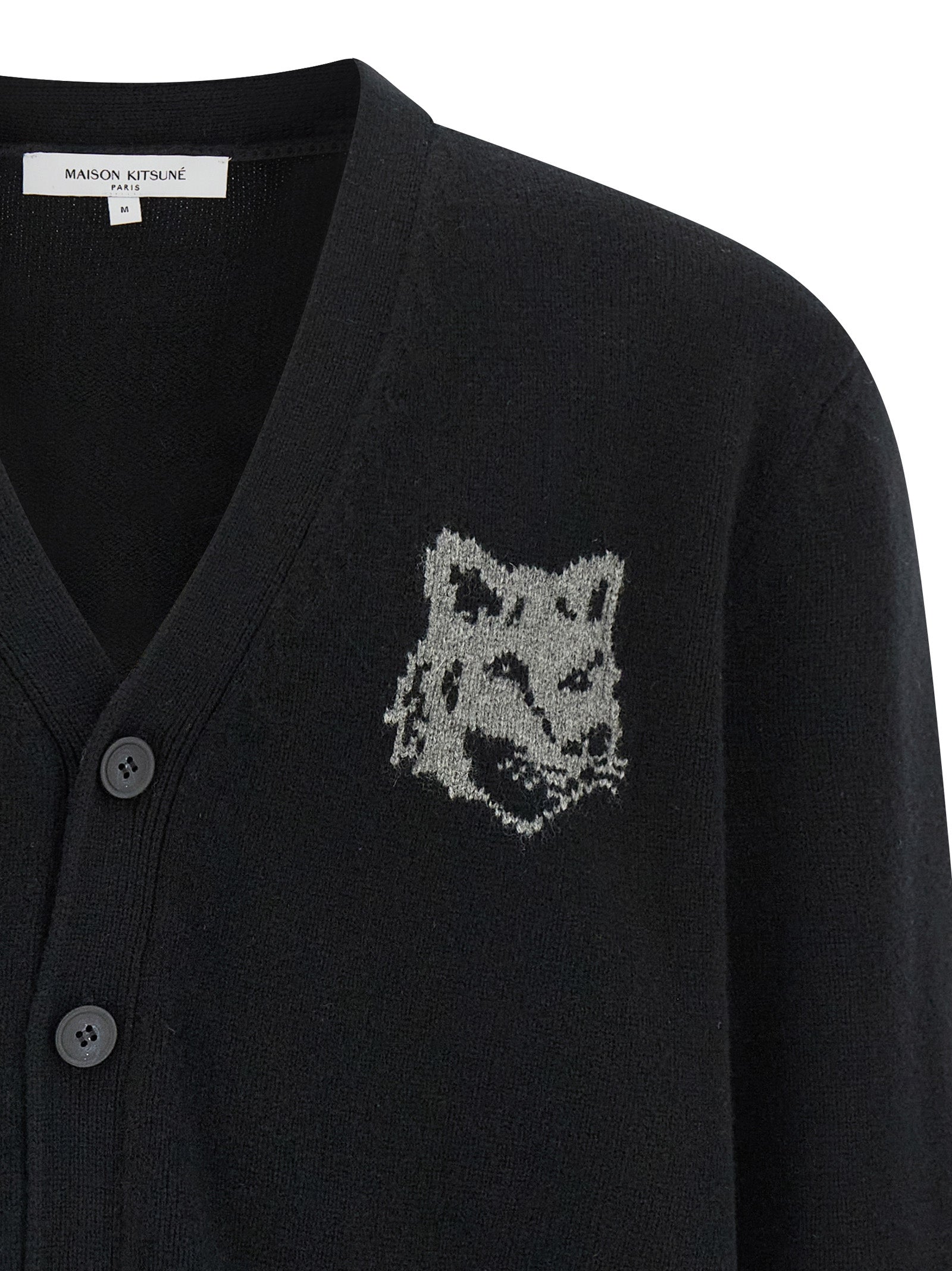 Maison Kitsune 'Fox Head' Cardigan