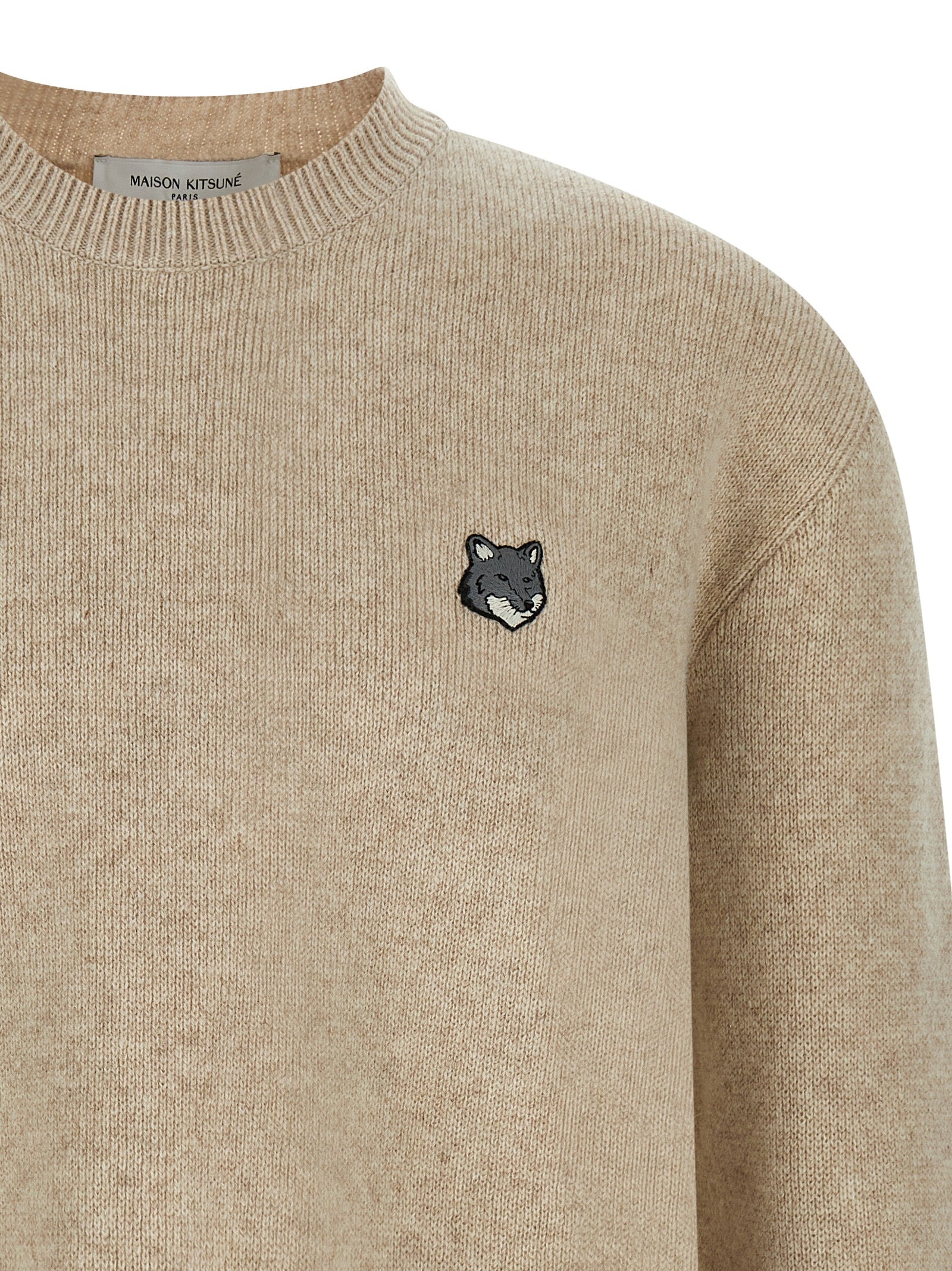 Maison Kitsune 'Fox Head' Sweater