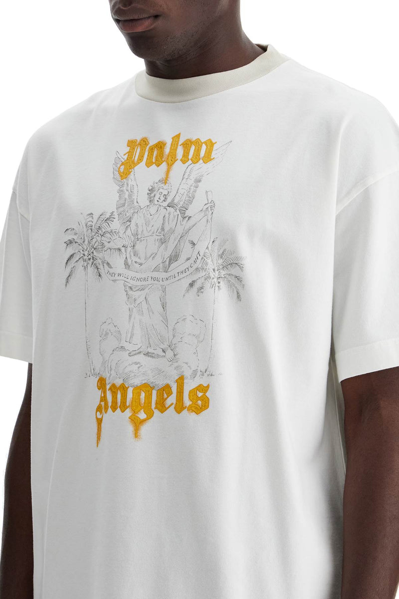 Palm Angels Oversized Pencil Print White