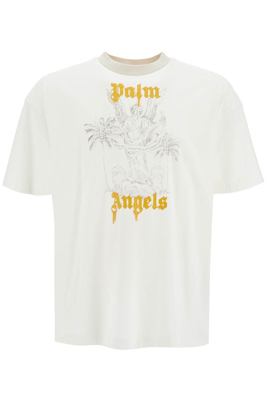 Palm Angels Oversized Pencil Print White