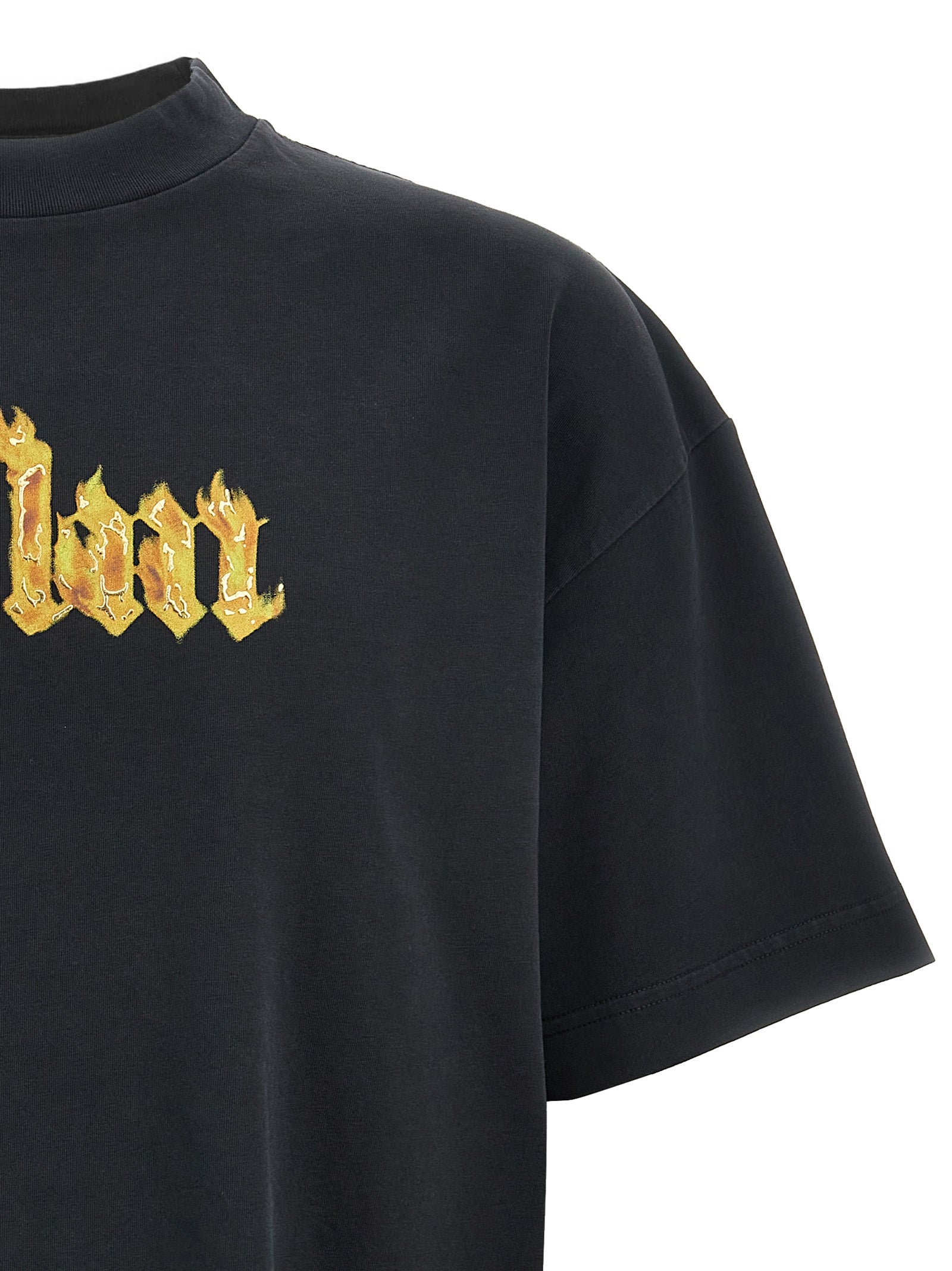 Palm Angels 'Burning Logo' T-Shirt