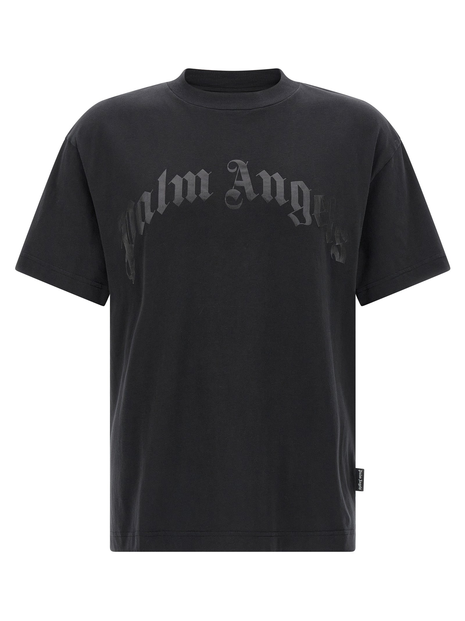 Palm Angels 'Curved Logo' T-Shirt