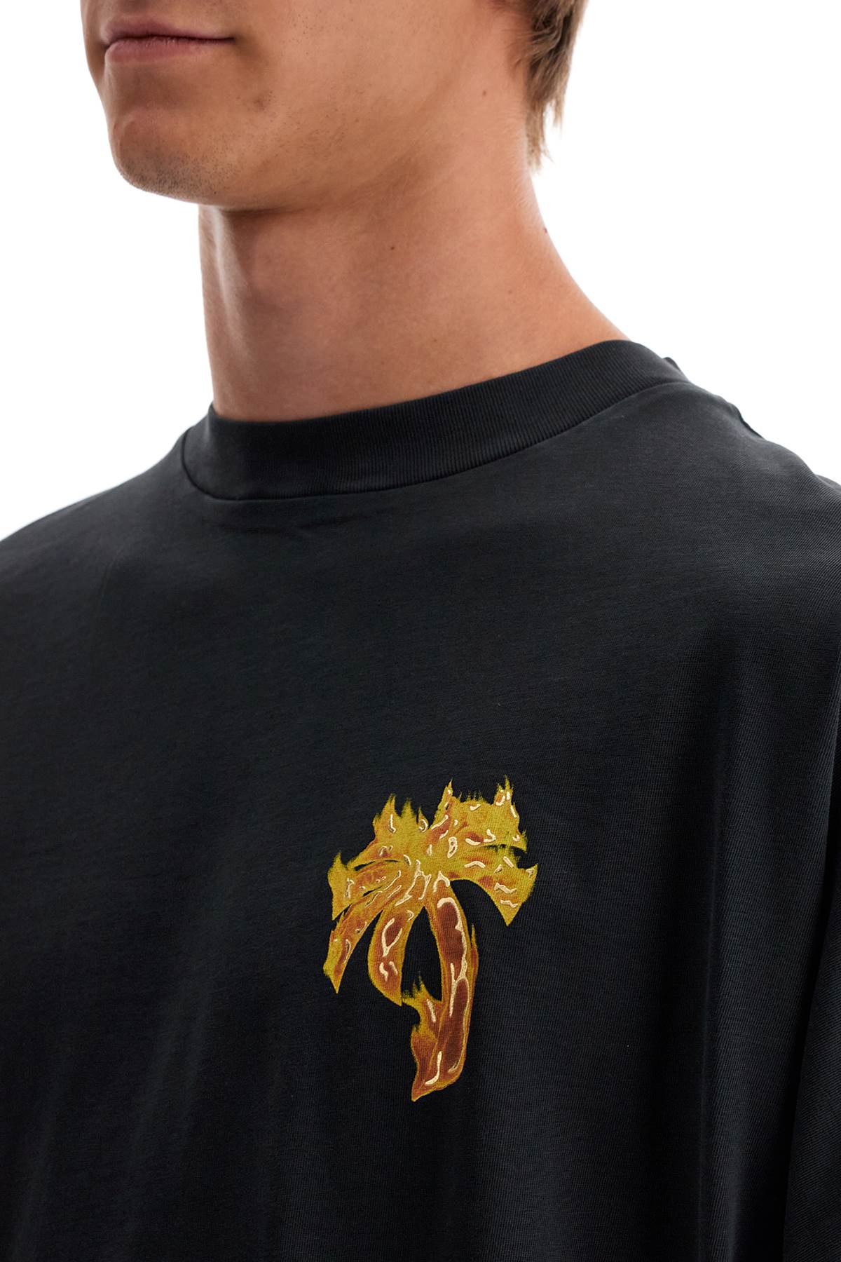 Palm Angels 'Burning Palm Oversized T