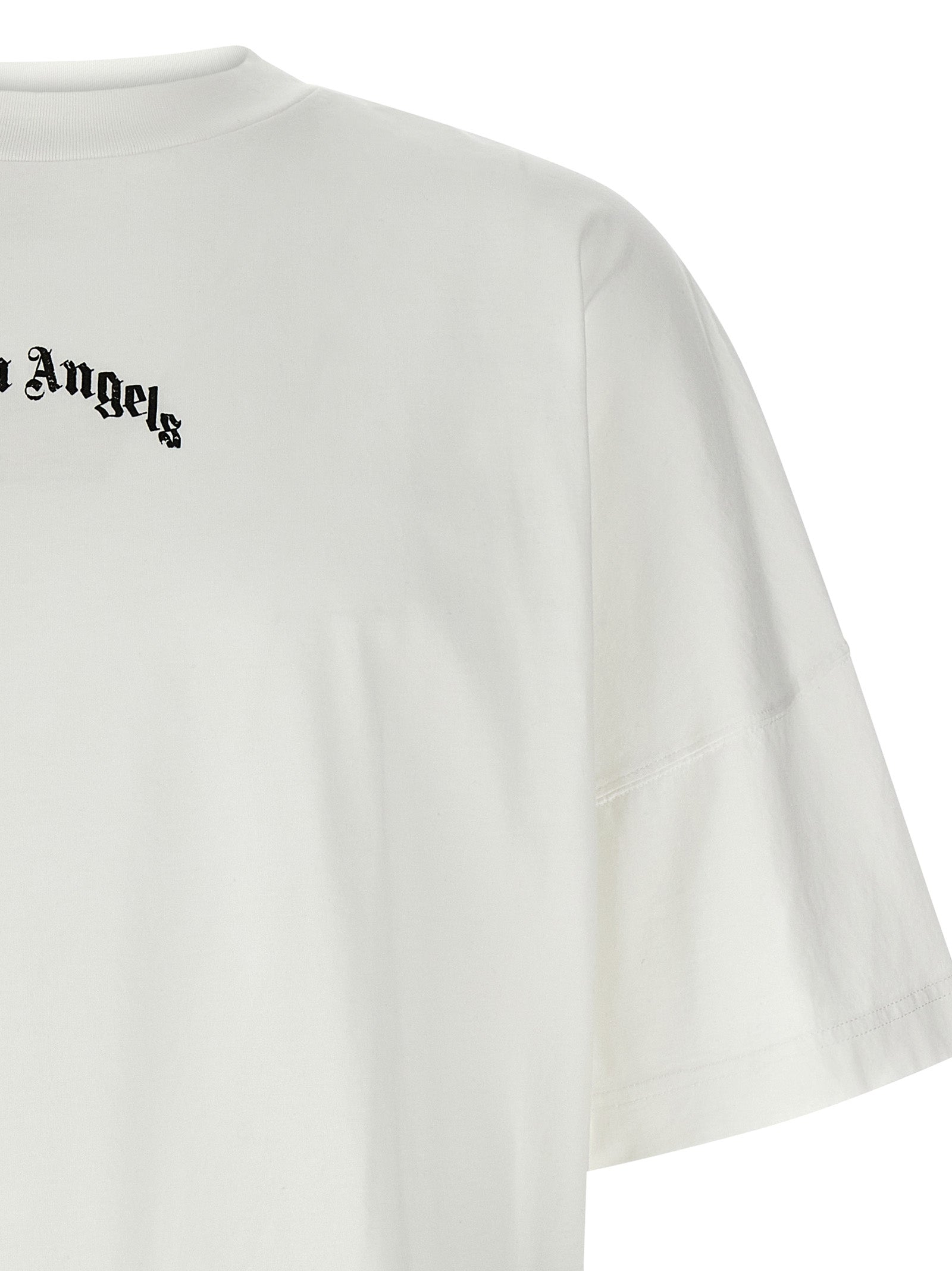 Palm Angels 'Curved Logo' T-Shirt