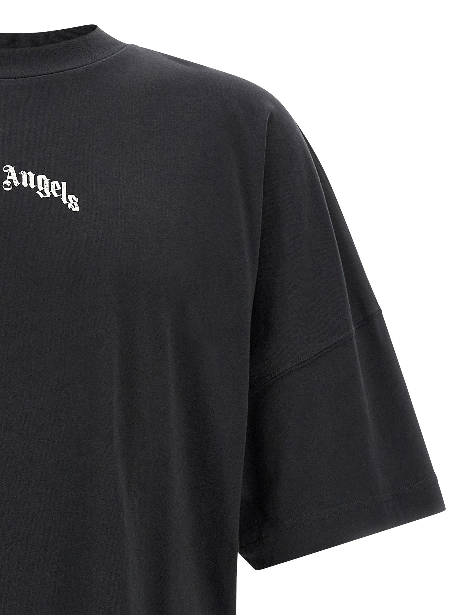 Palm Angels 'Curved Logo' T-Shirt