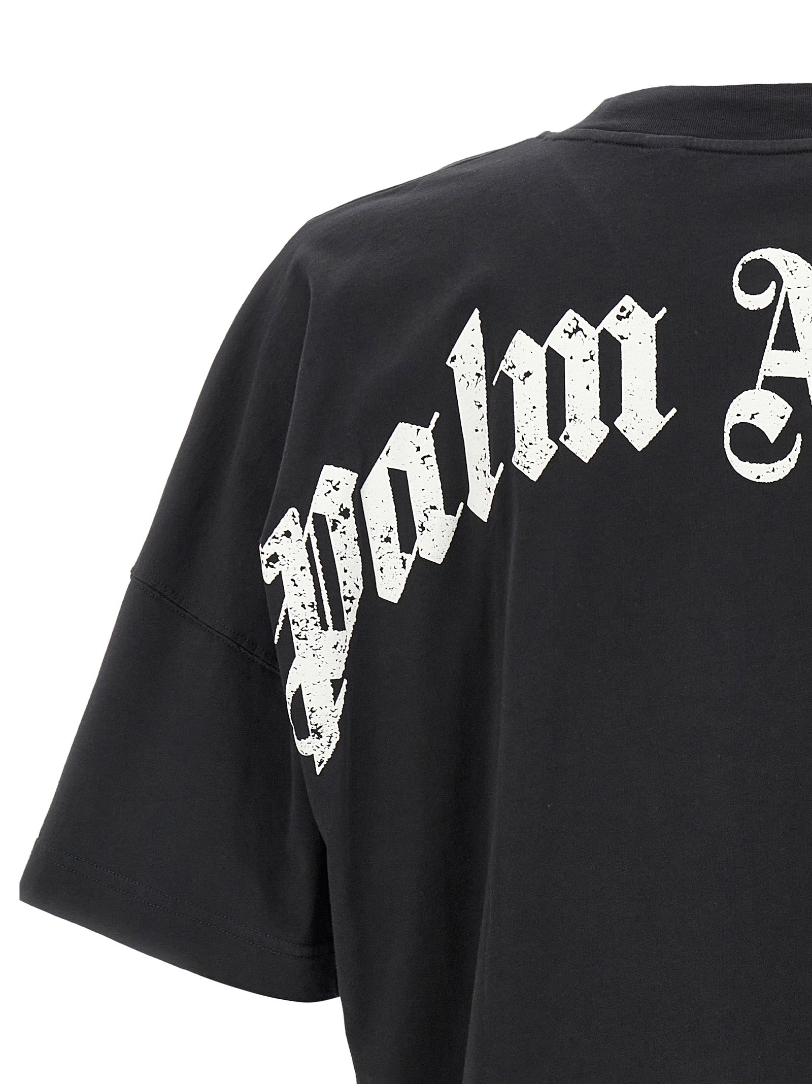 Palm Angels 'Curved Logo' T-Shirt