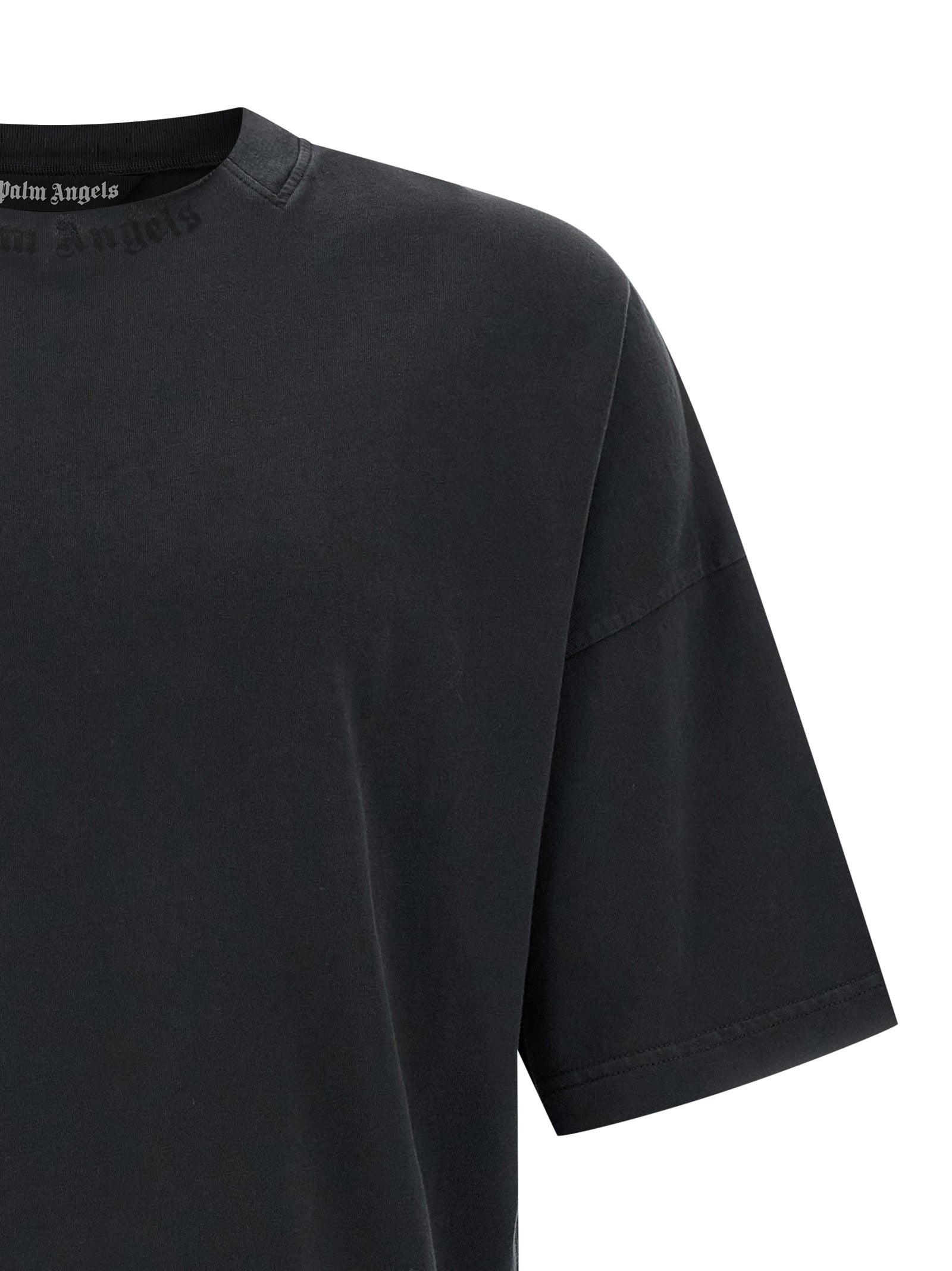 Palm Angels 'Curved Logo' T-Shirt