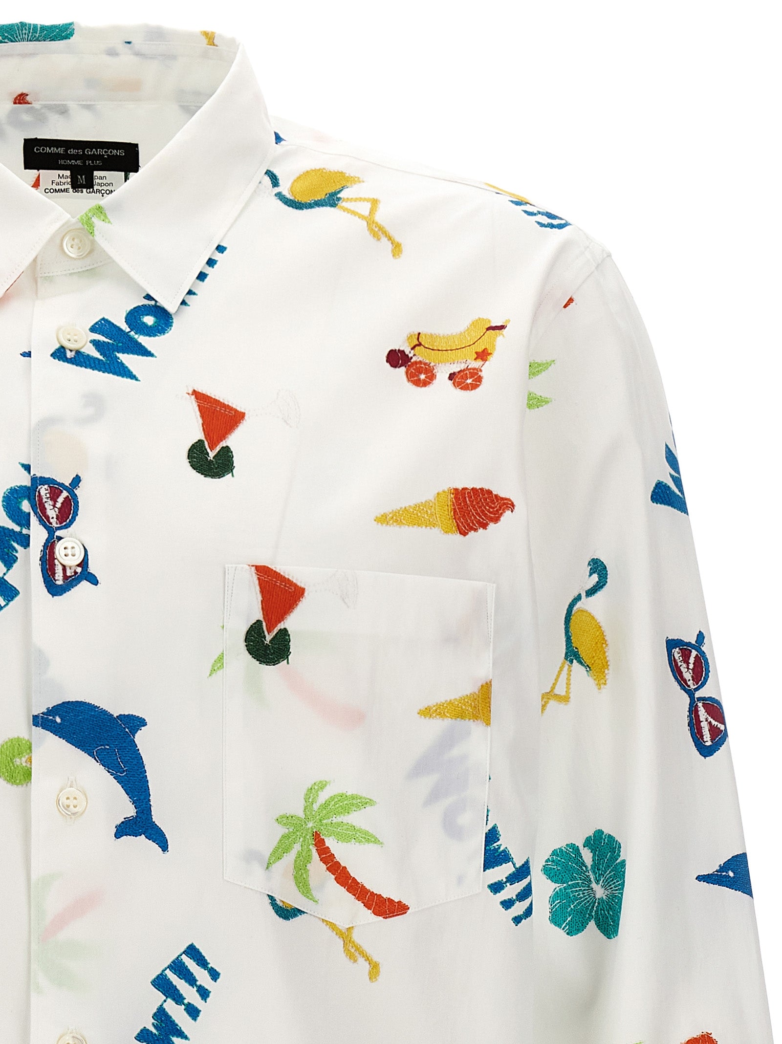 Comme Des Garçons Homme Plus All-Over Print Shirt