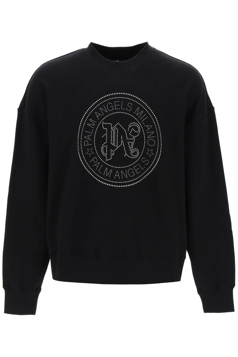 Palm Angels Milan Crewneck Sweat Black