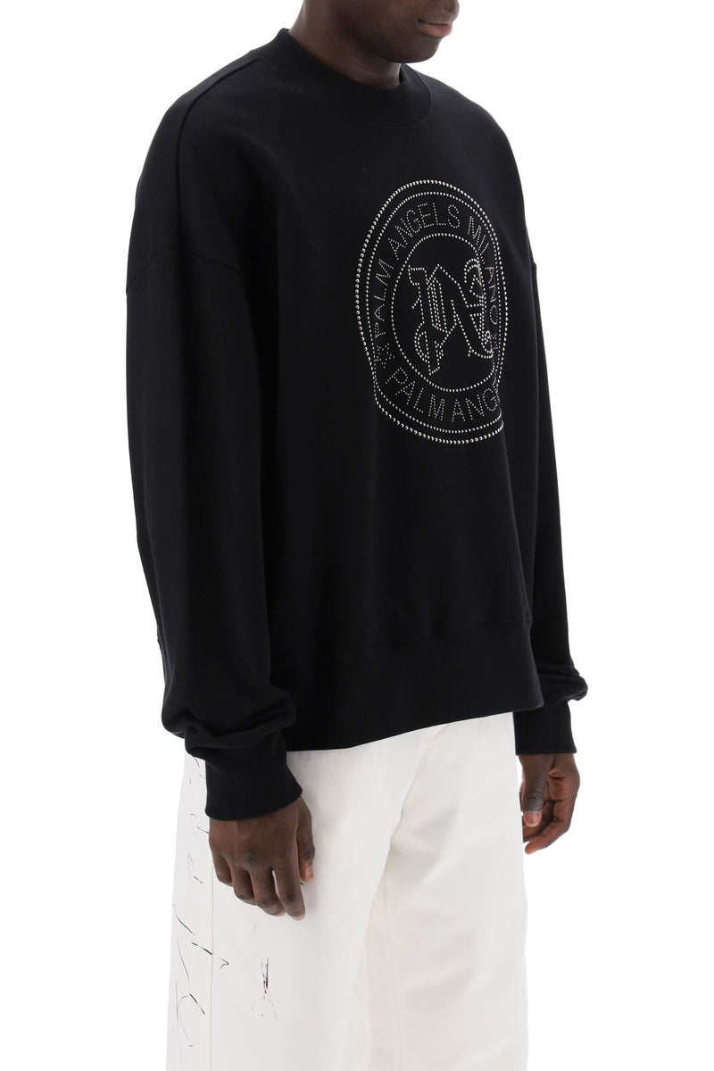 Palm Angels Milan Crewneck Sweat Black