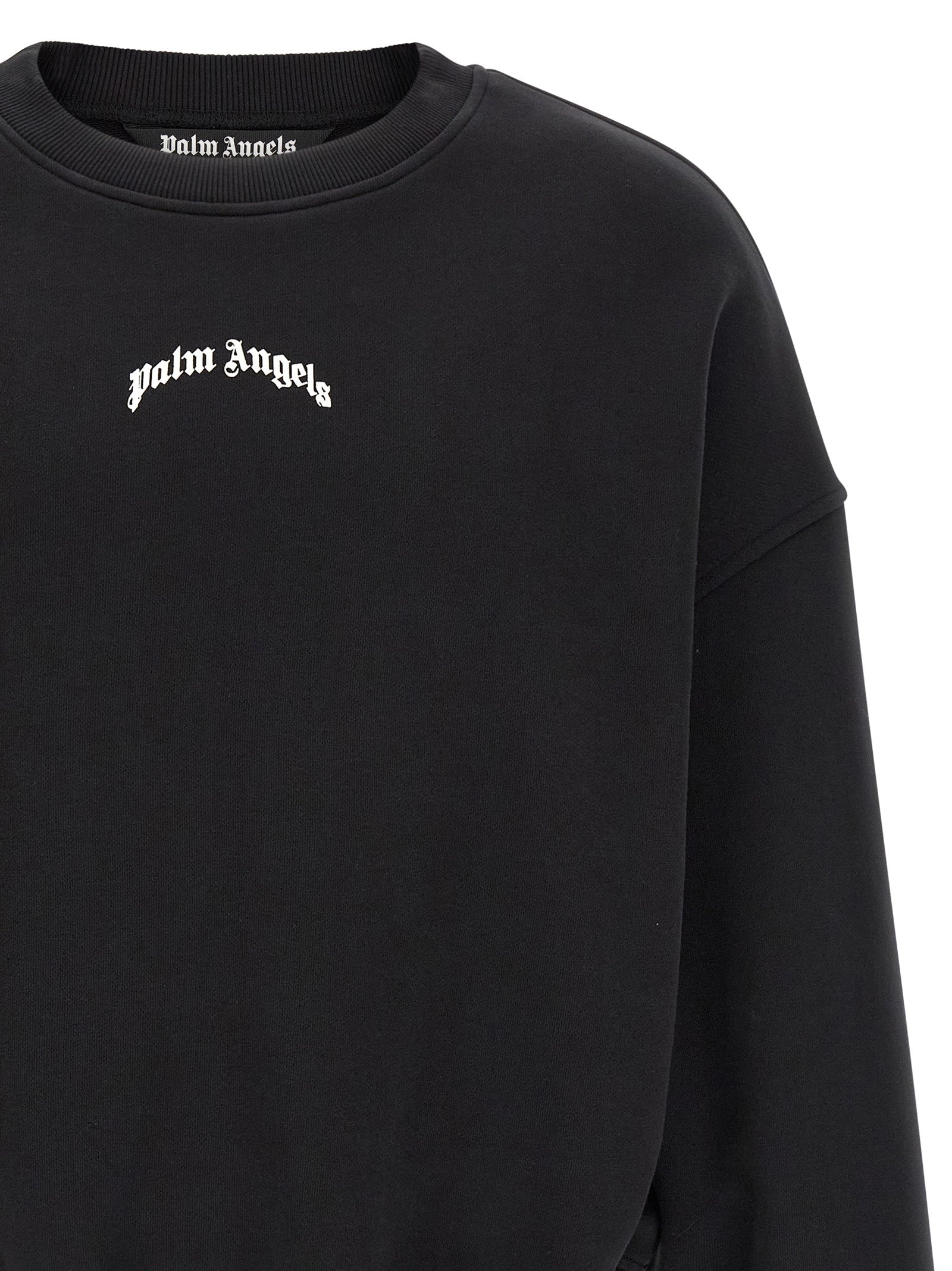 Palm Angels 'Back Curved Logo' Sweatshirt