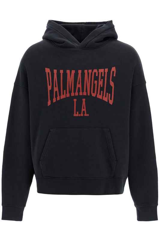 Palm Angels College Hooded Sweatshirt Black