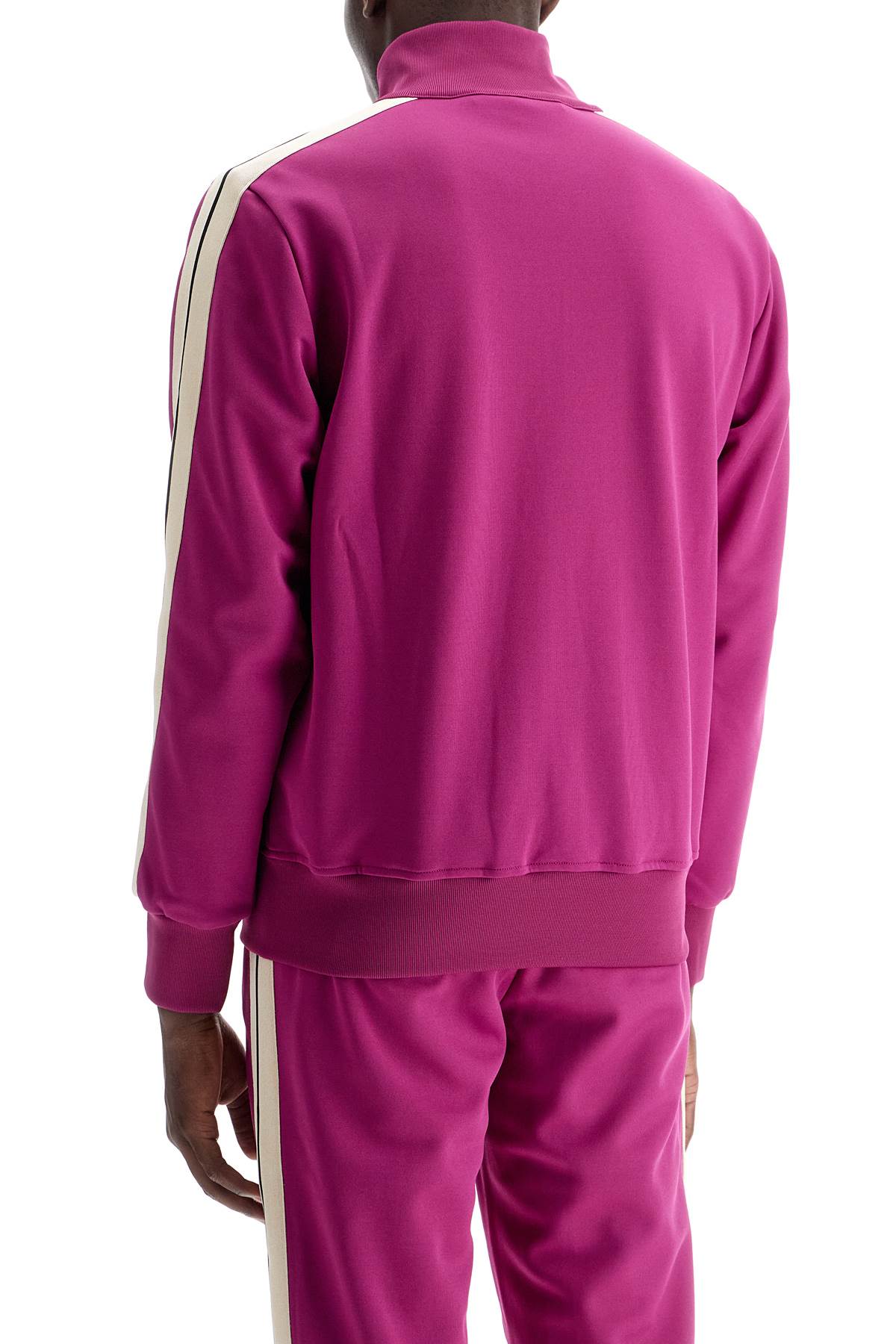 Palm Angels 'Track Sweatshirt With Contrasting Bands Purple