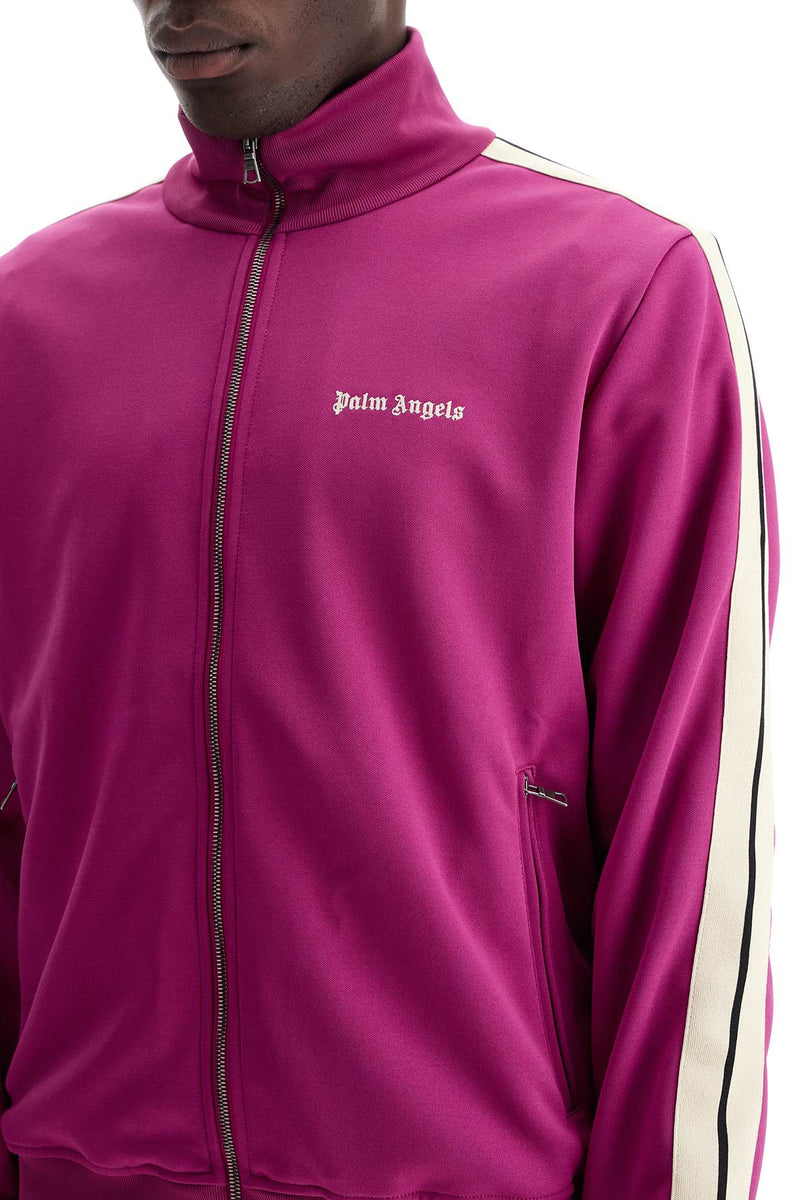 Palm Angels 'Track Sweatshirt With Contrasting Bands Purple