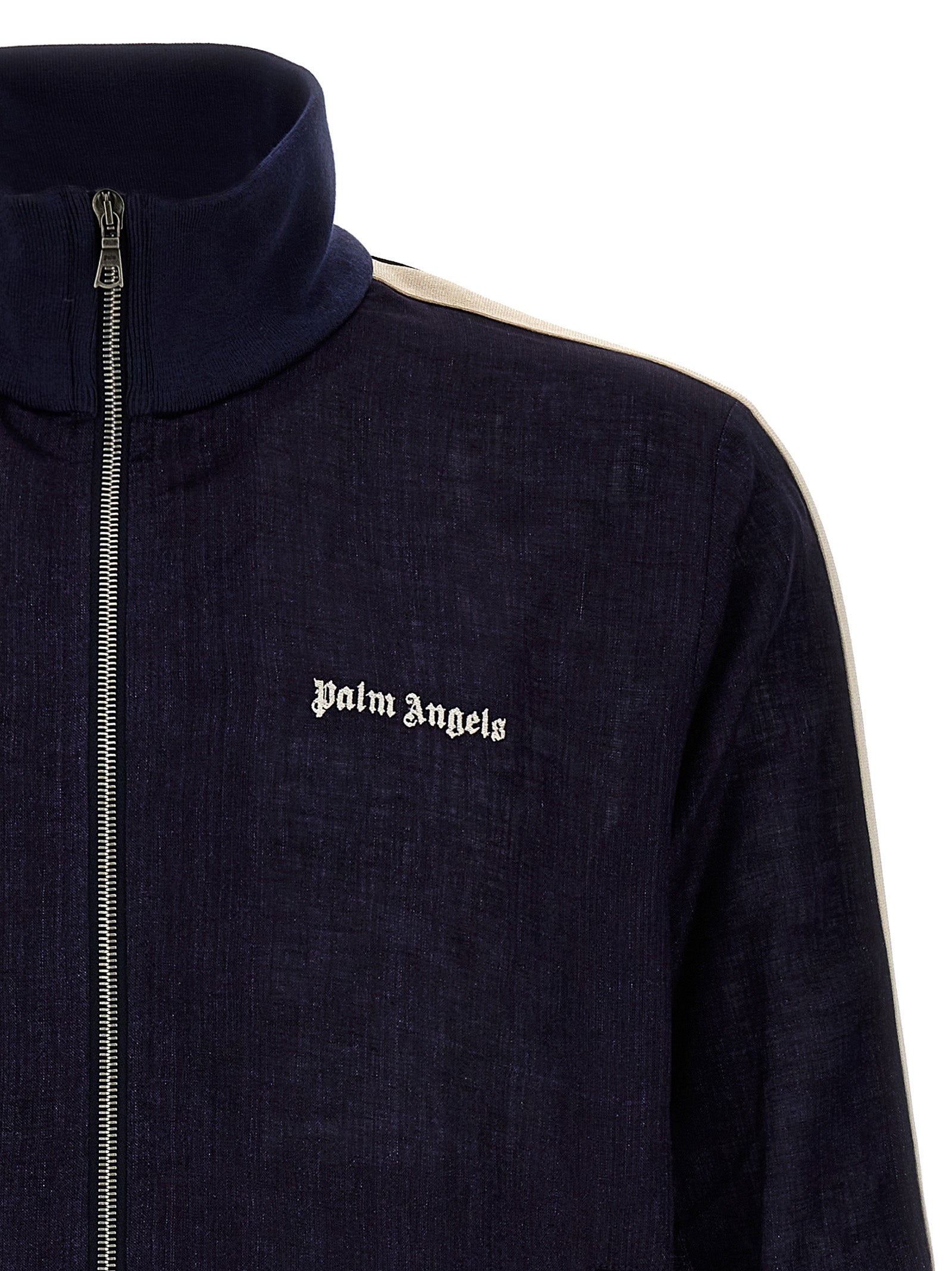 Palm Angels 'Classic Logo Linen Track' Sweatshirt