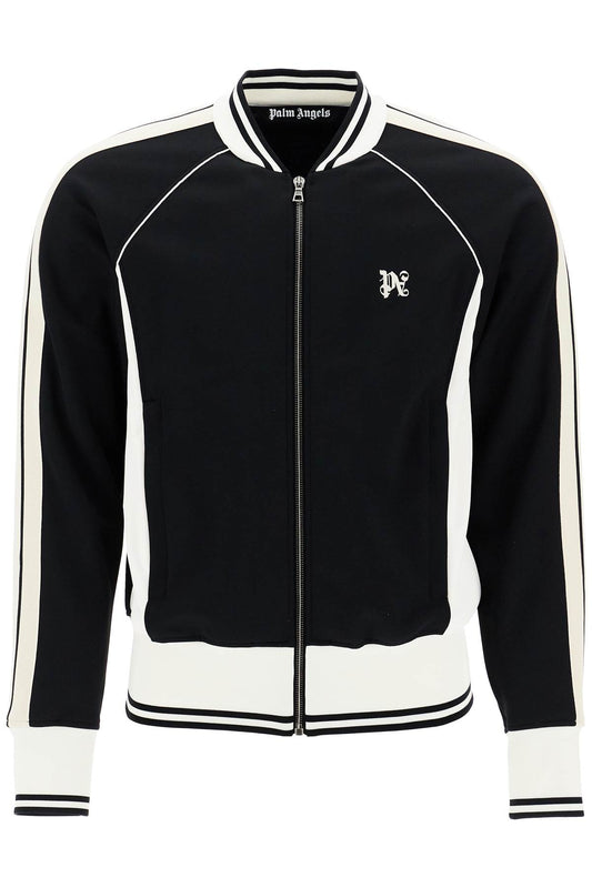 Palm Angels Raglan Zip-Up Sweat Black