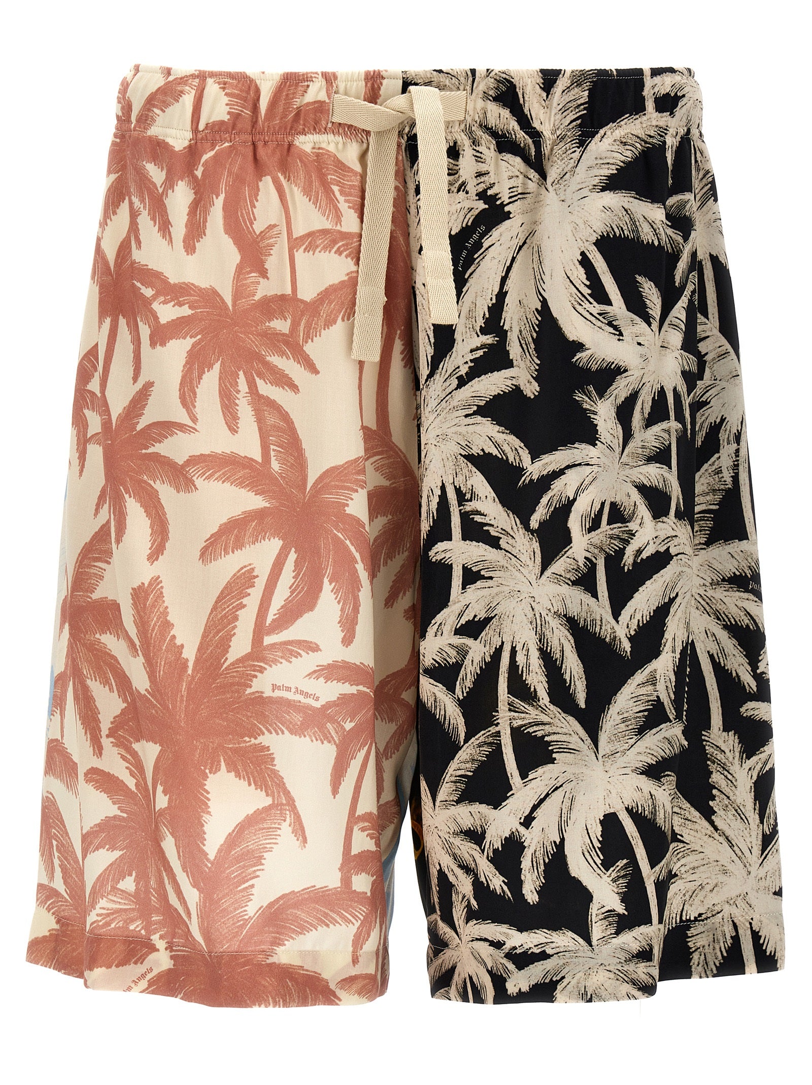 Palm Angels 'Patchwork Palms' Bermuda Shorts