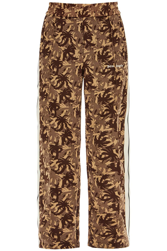 Palm Angels Camouflage Track Joggers Brown
