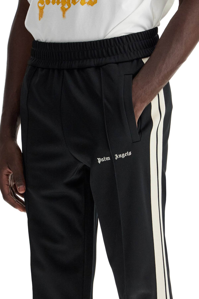 Palm Angels Contrast Band Joggers With Track In Black