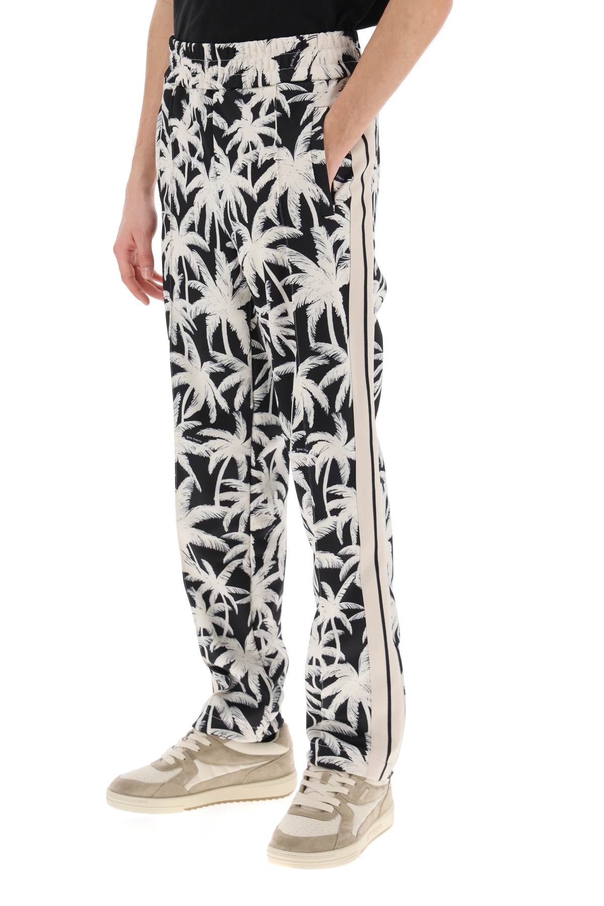 Palm Angels Joggers With Palms Print