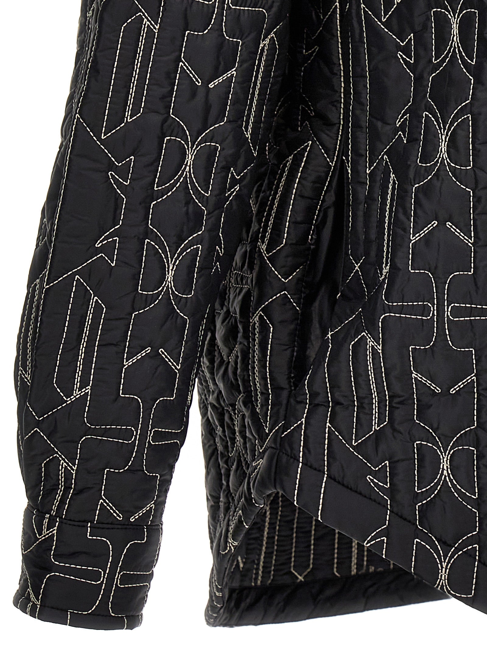 Palm Angels All Monogram Quilted Dover Jacket