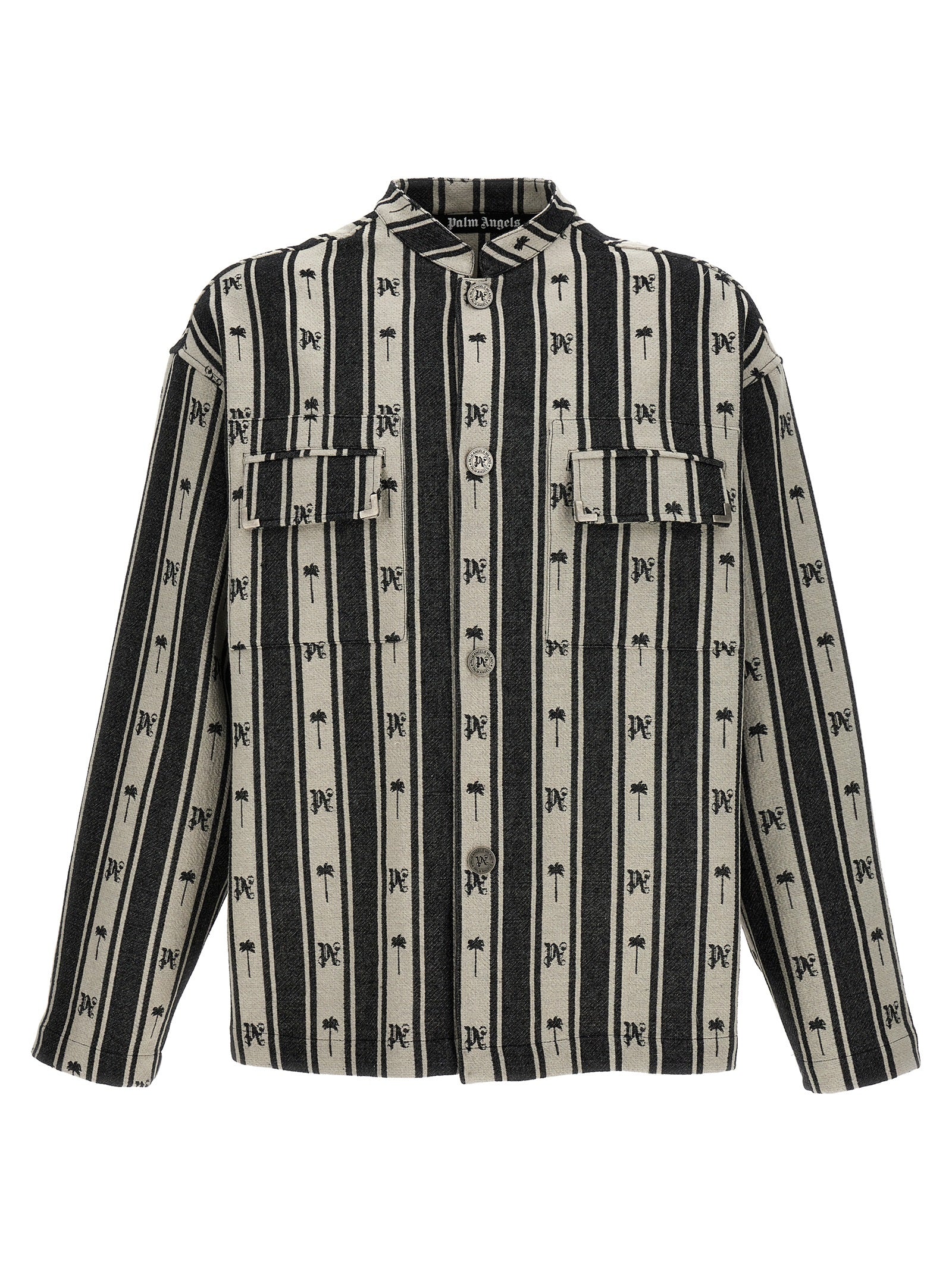 Palm Angels 'Metal Frame Stripes' Overshirt