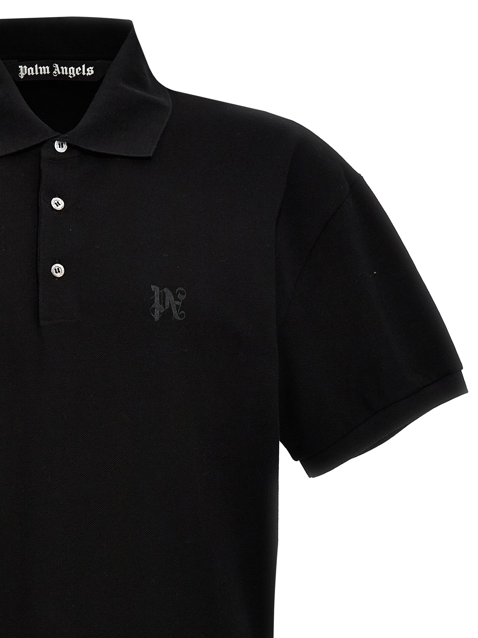 Palm Angels 'Monogram' Polo Shirt