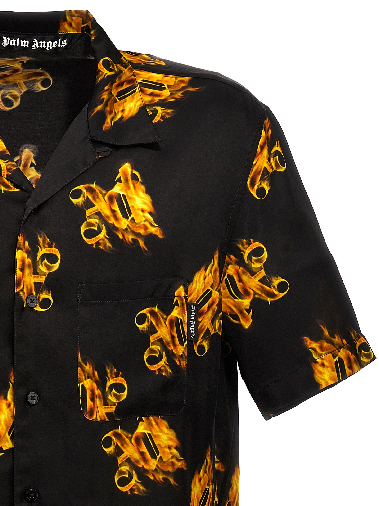 Palm Angels 'Burning Monogram' Shirt