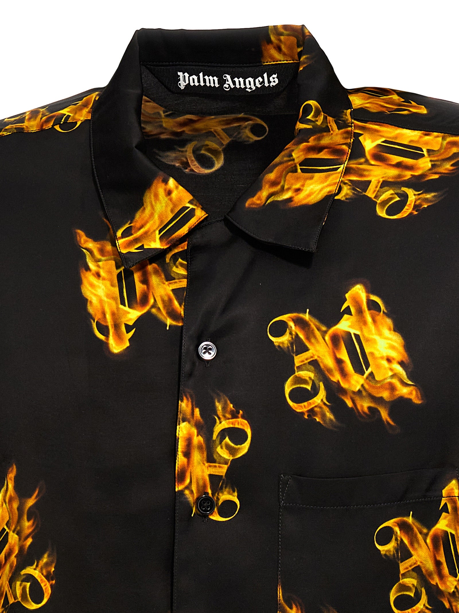 Palm Angels 'Burning Monogram' Shirt