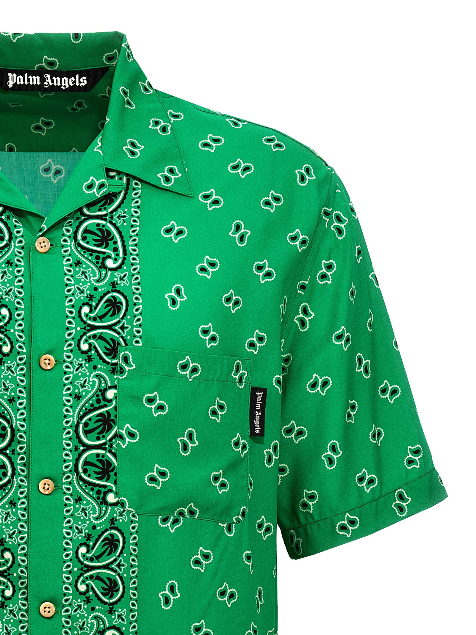 Palm Angels 'Paisley Bowling' Shirt