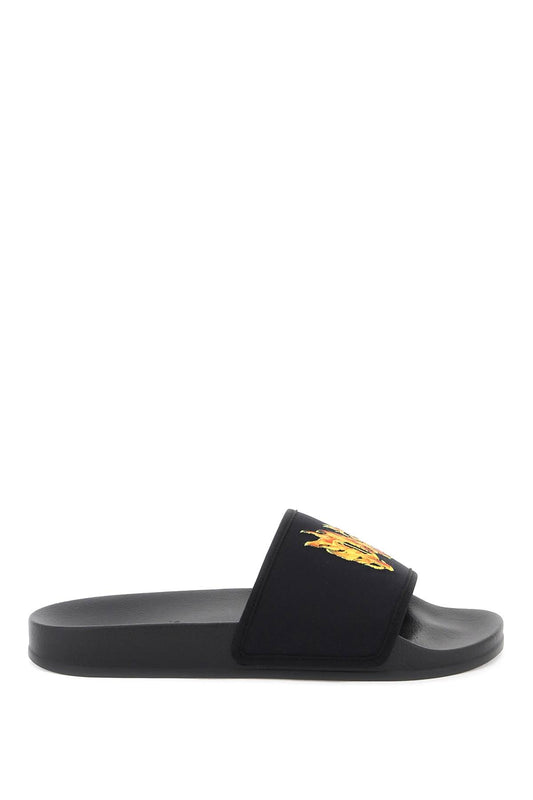 Palm Angels Burning Monogram Slides Black