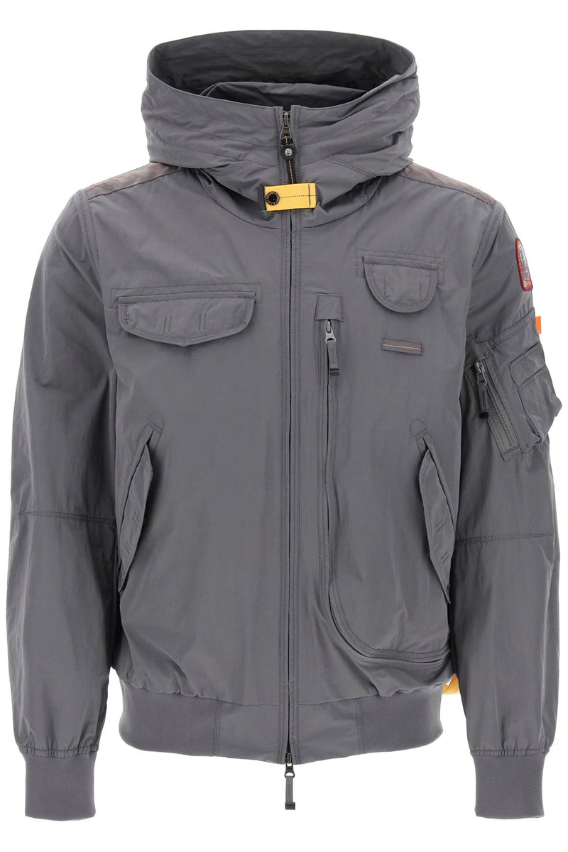 Parajumpers Gobi Hooded Bomber Jacket Grey