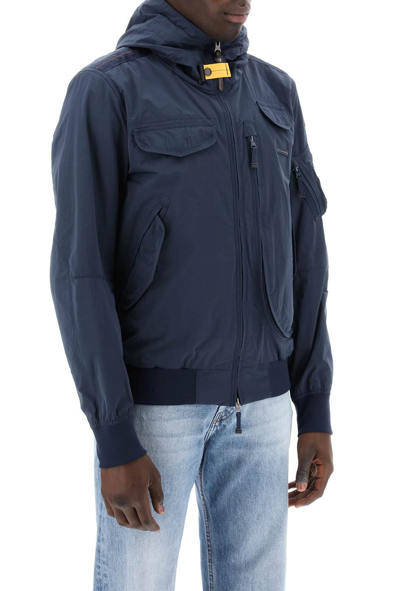 Parajumpers Gobi Hooded Bomber Jacket Blue