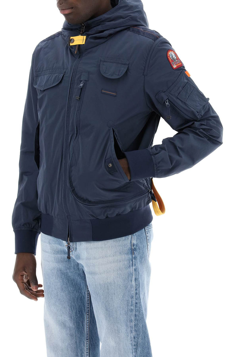 Parajumpers Gobi Hooded Bomber Jacket Blue