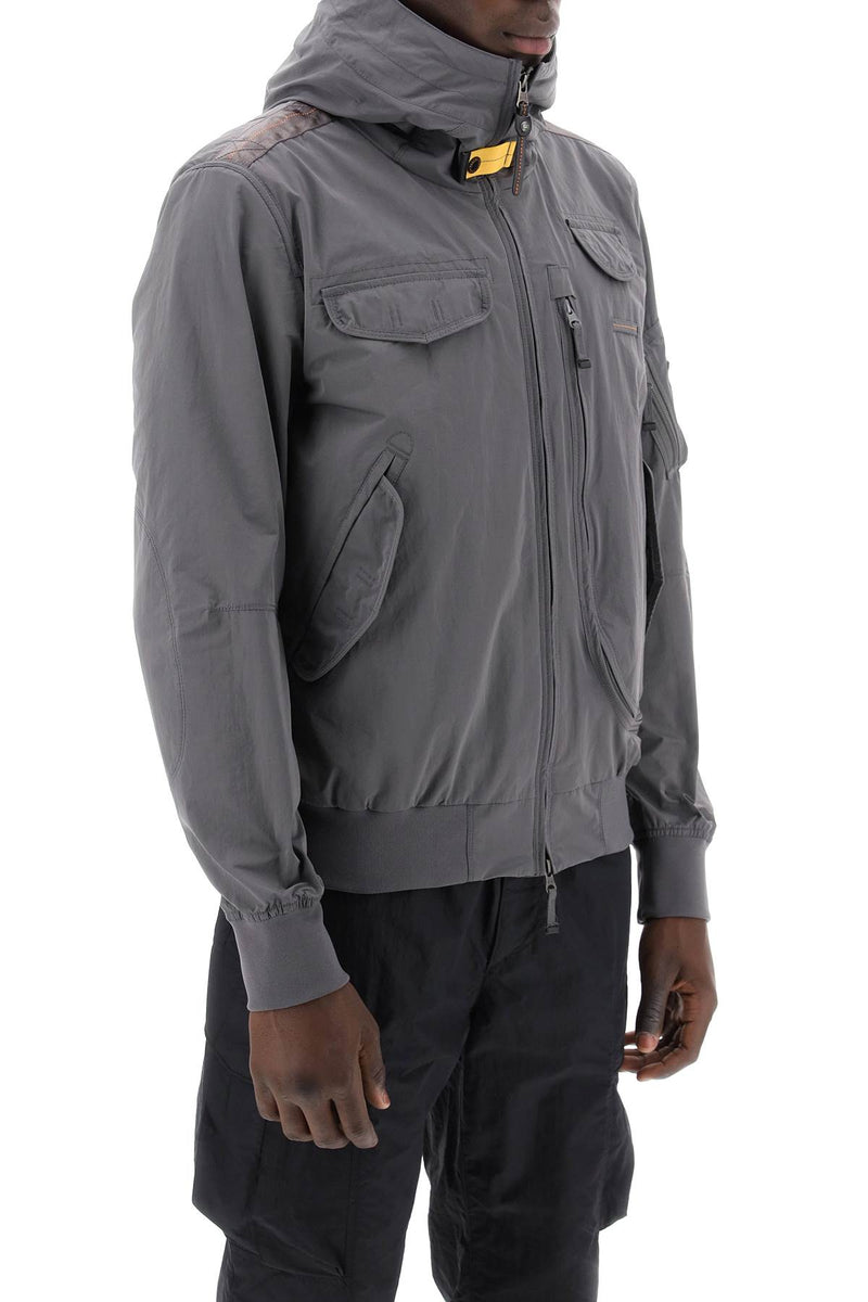 Parajumpers Gobi Hooded Bomber Jacket Grey