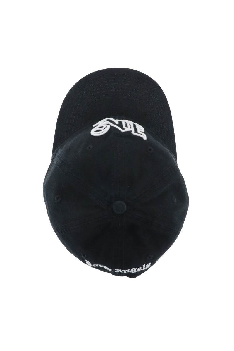 Palm Angels Monogram Baseball Cap Black