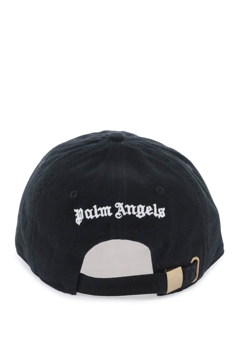 Palm Angels Monogram Baseball Cap Black