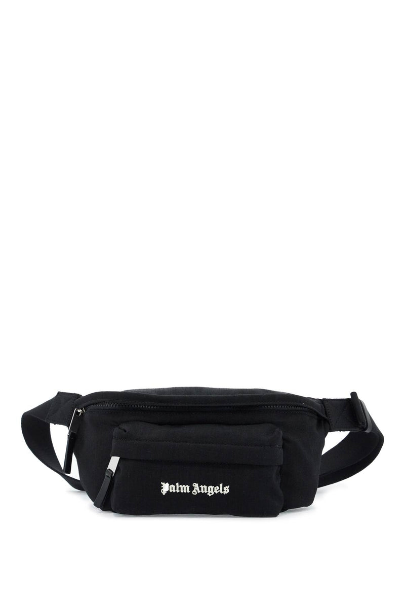 Palm Angels Embroidered Logo Fanny Black