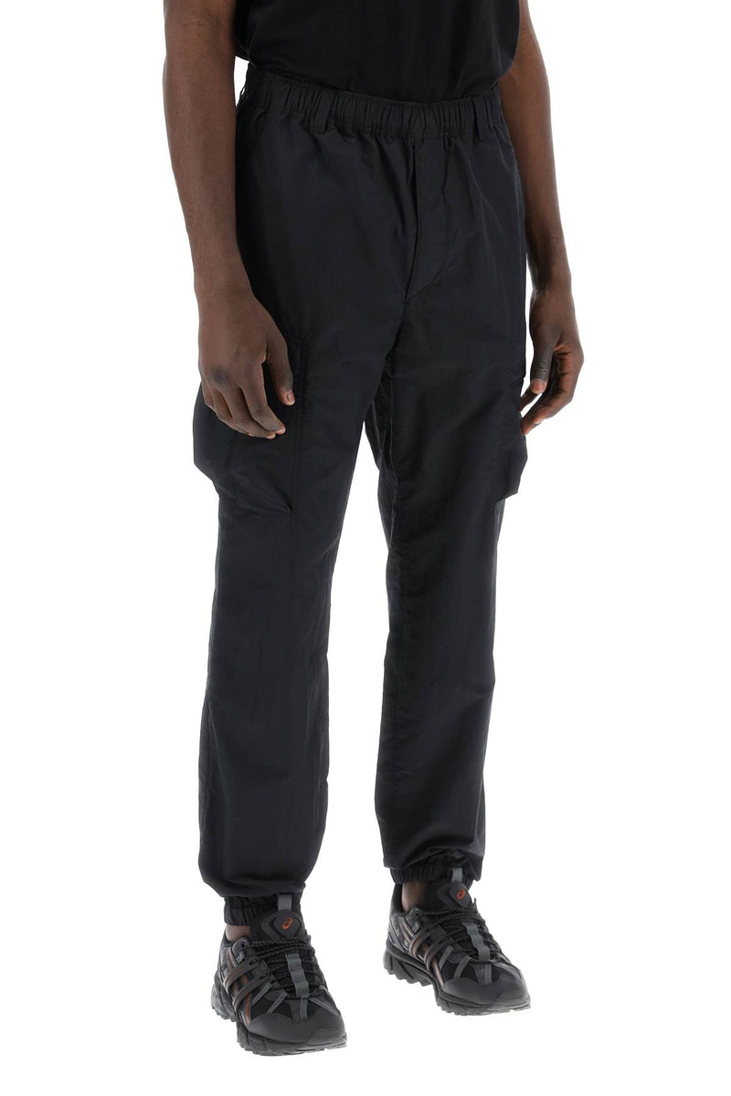 Parajumpers Edmund Cargo Pants In Nylon Poplin Fabric Black