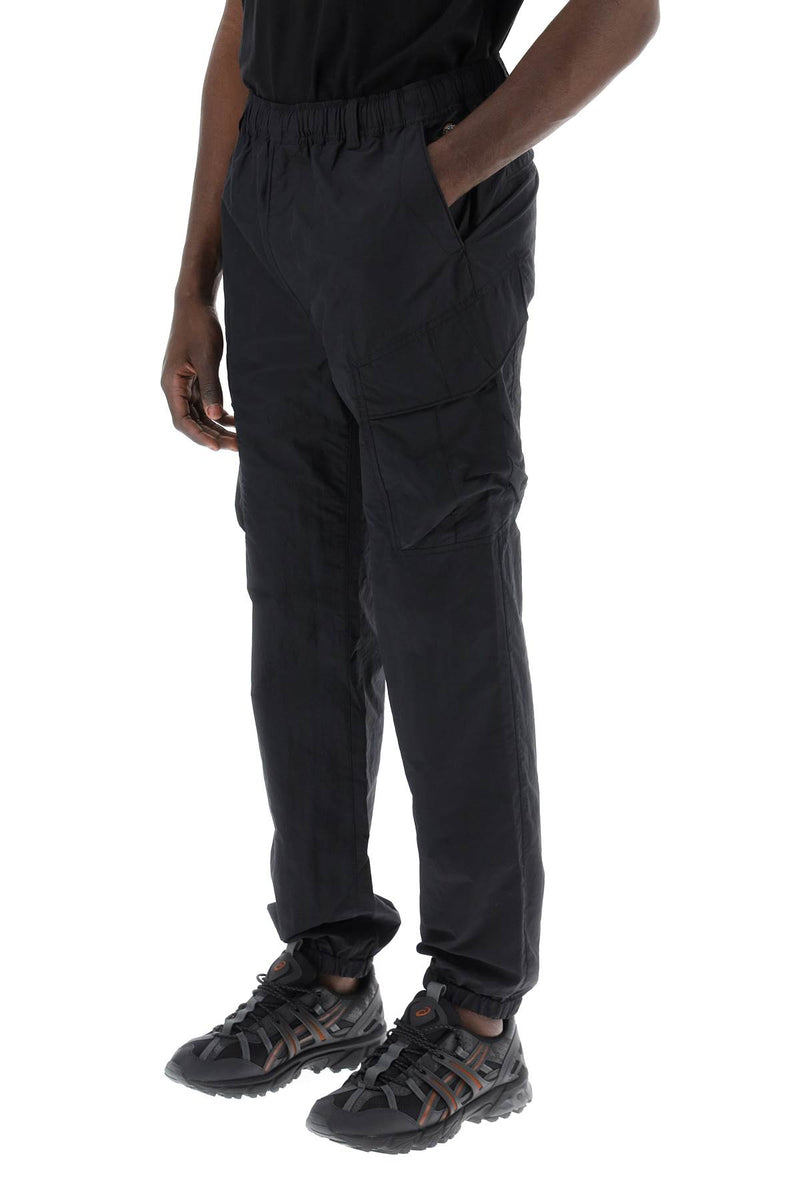 Parajumpers Edmund Cargo Pants In Nylon Poplin Fabric Black